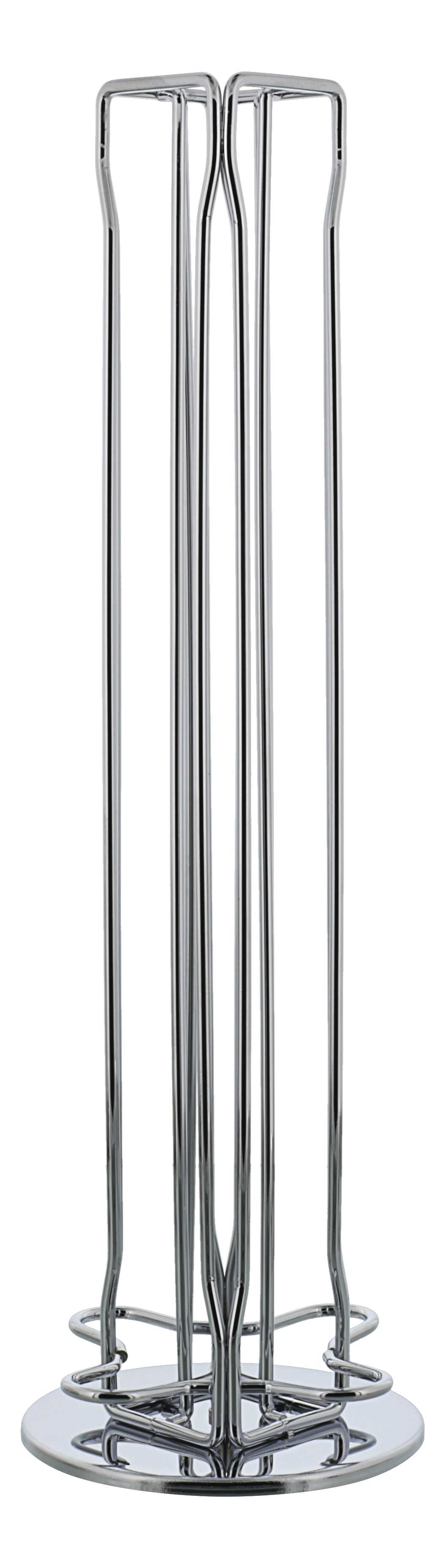 Nordic Quality Kapselhalter – für Nespresso, 40 Kapseln, Ø 11,2 cm, Silber