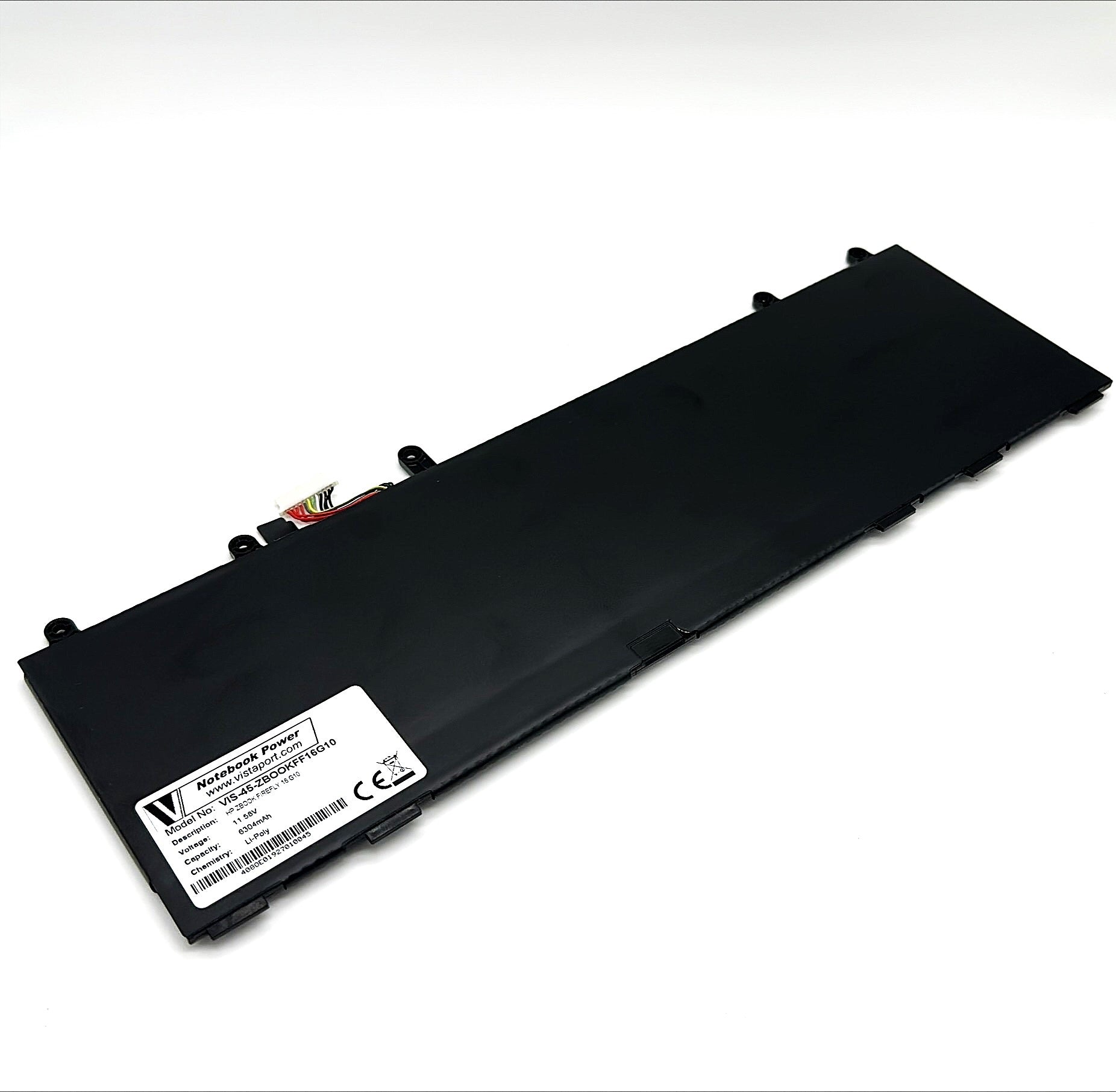 Vistaport Notebook-Akku – für HP ZBook Firefly 16 G10 – 76 Wh, 11,58 V – Schwarz