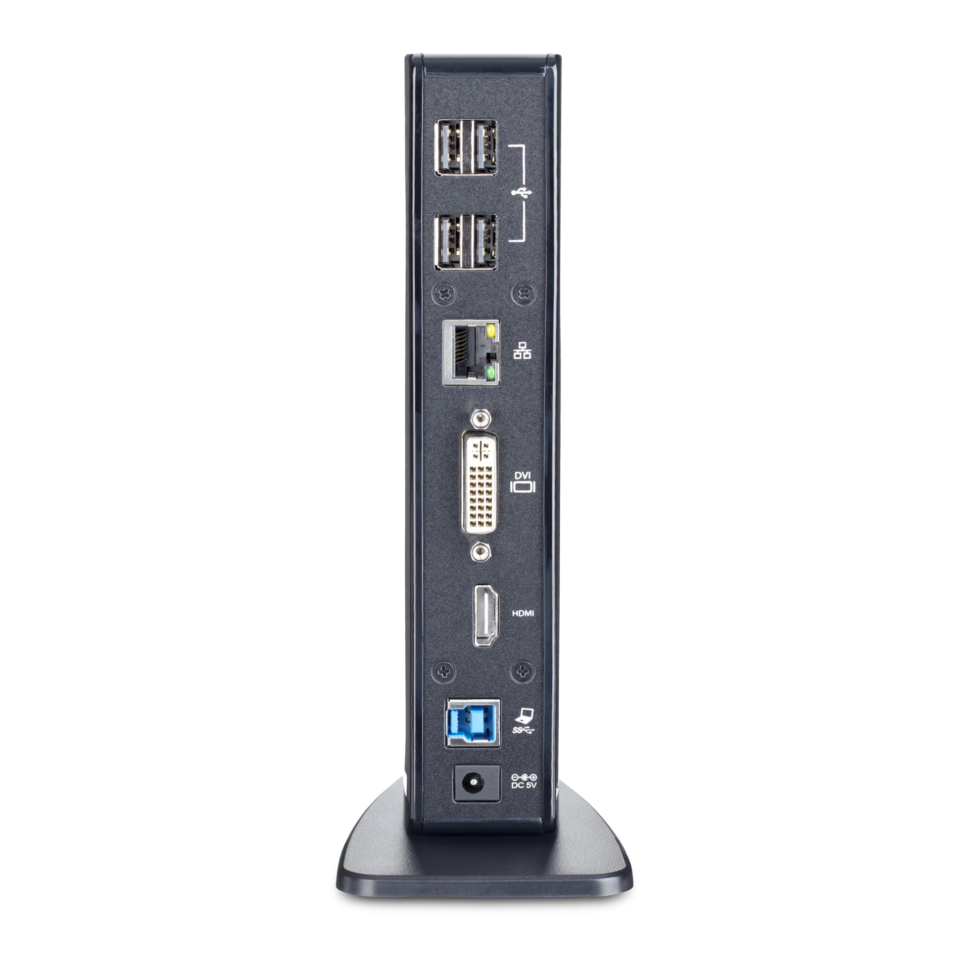 StarTech.com Dockingstation – 1× HDMI, 1× DVI, 6× USB-A, GbE, 3,5 mm Audio, für Windows/Mac/ChromeOS