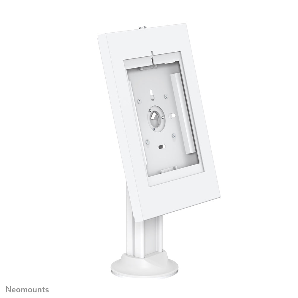 Neomounts Tablet-Tischhalterung – 9,7–11", VESA 75×75, abschliessbar – Weiss