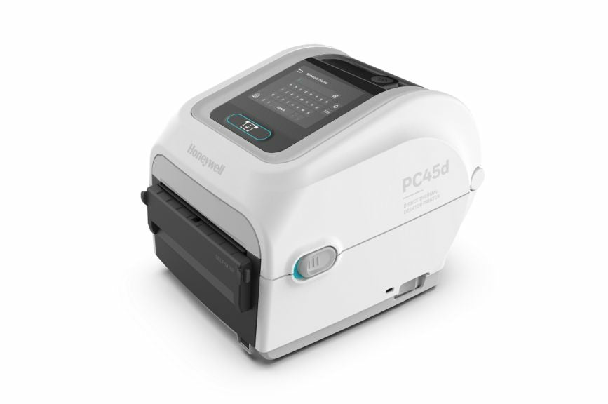 Honeywell PC45D – Etikettendrucker, Thermodirekt, bis 108 mm, LCD, USB, WLAN, Bluetooth, LAN, RS-232, 203 dpi