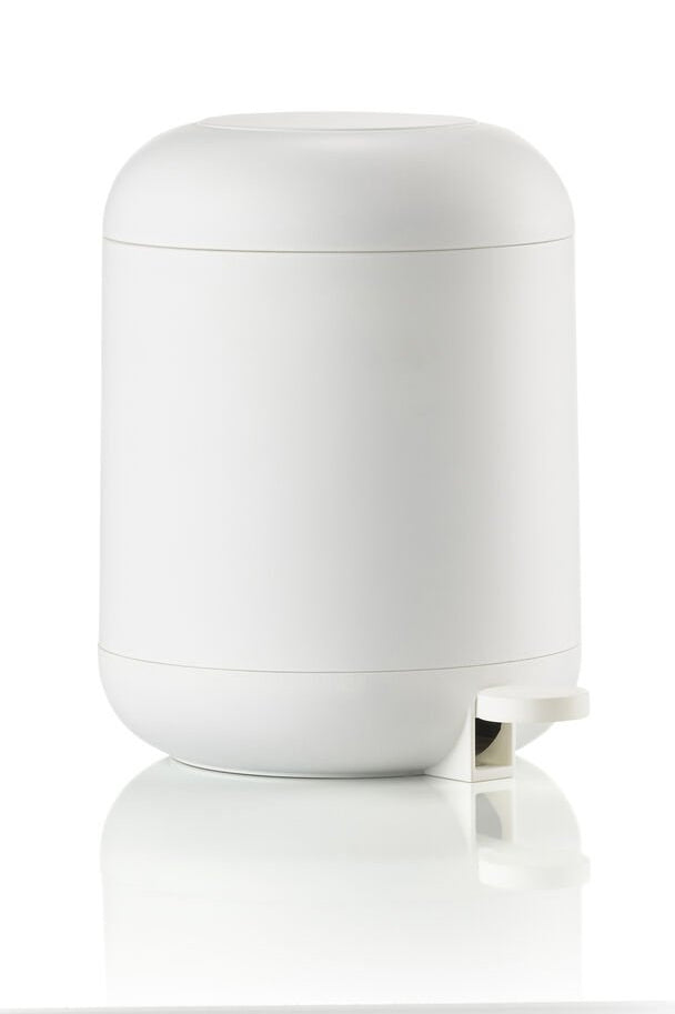 Zone Denmark Sensu Papierkorb – 4 l – Kunststoff, weiss – B × H × T 245 × 200 × 265 mm