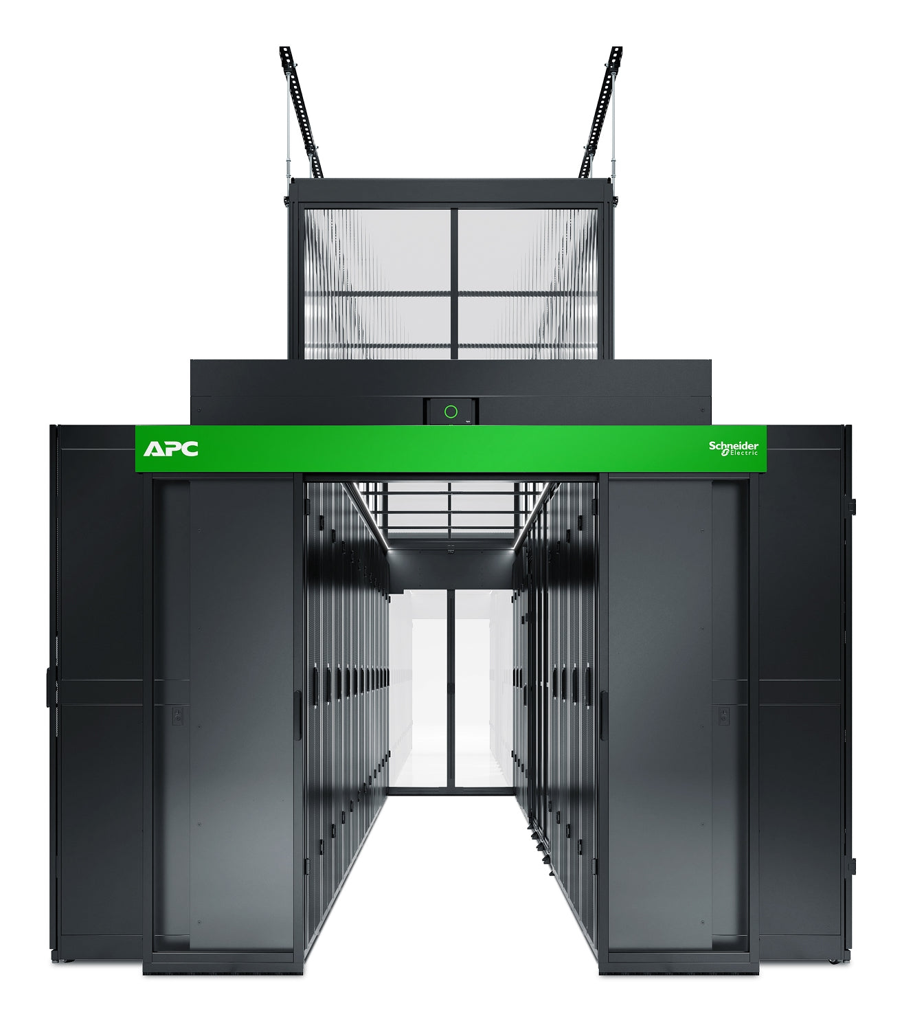 APC Regal-Schienenset – Stützstangen 1,5 m, verzinkt, Schwarz, 8 Stk.