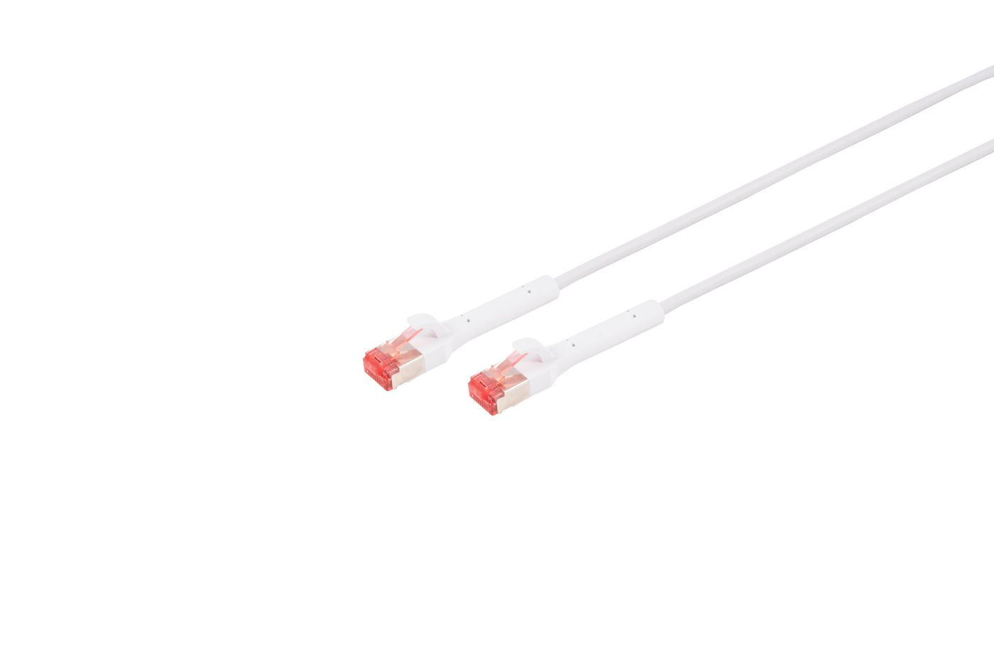 Lanview Netzwerkkabel – Flex-Winkel, Cat6A U/FTP, 3 m Weiss