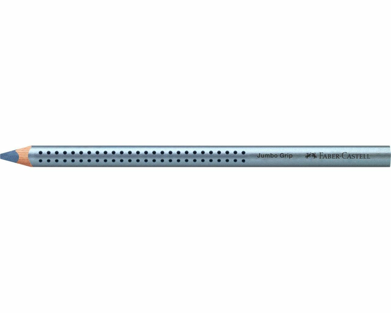 Faber-Castell Buntstift Jumbo GRIP Metallic – Aquarell, Dreikant, 1 Stk., Blau
