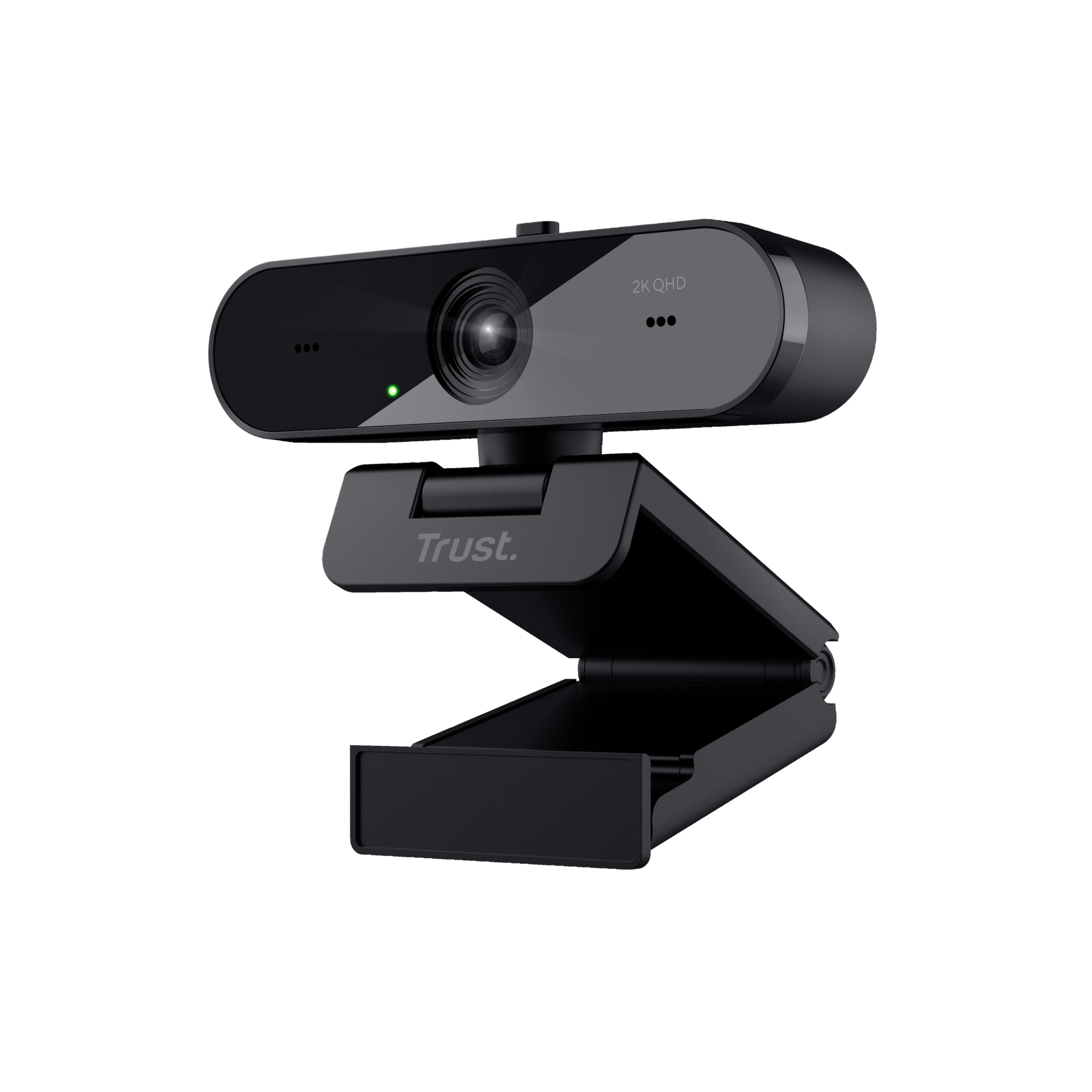 Trust TW-250 – Webcam – 2K QHD, USB-A, USB 2.0, Mikrofon, Schwarz