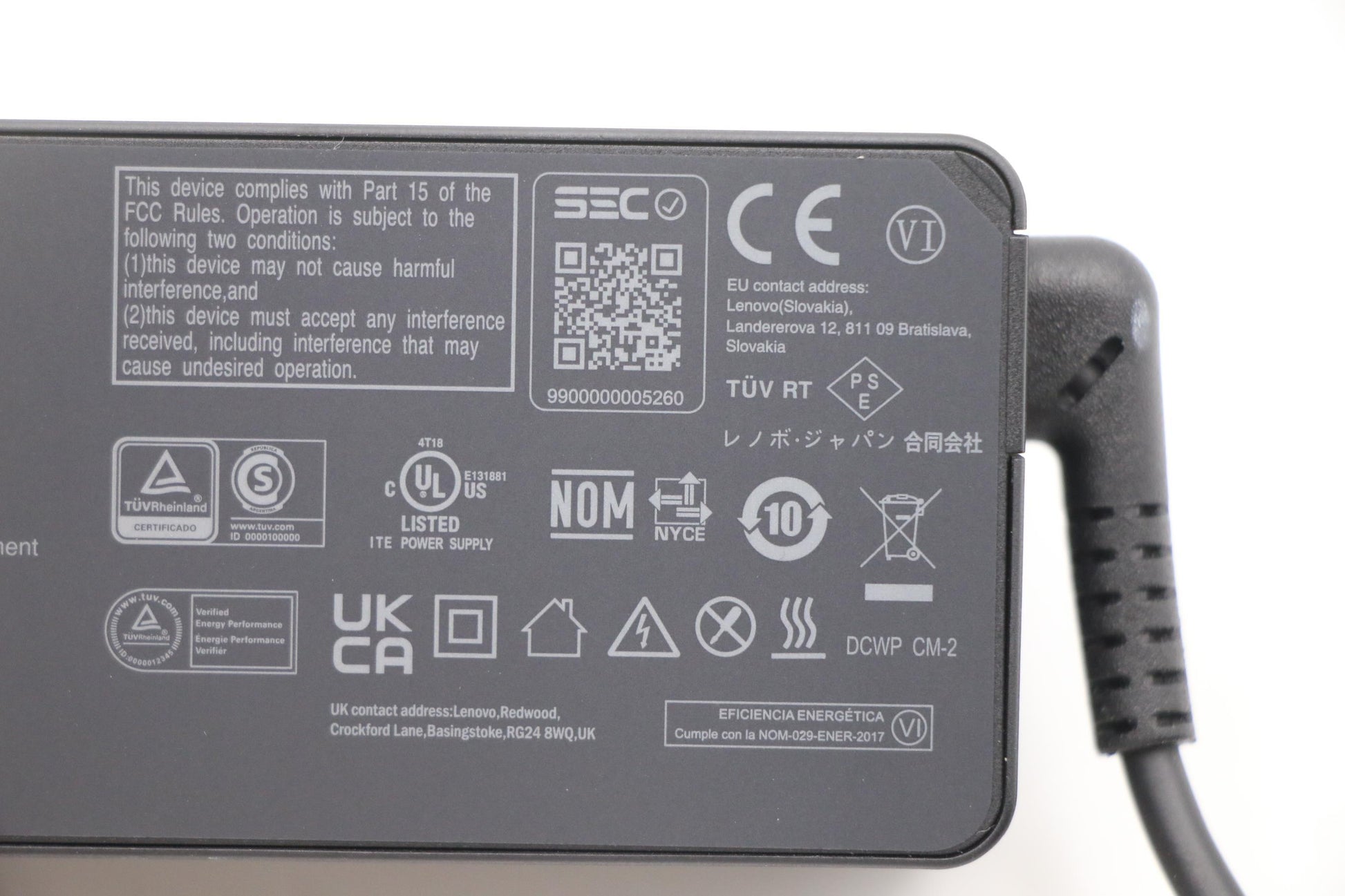 Lenovo 5A10W86251 USB-Ladegerät 65 W – PD – Schwarz