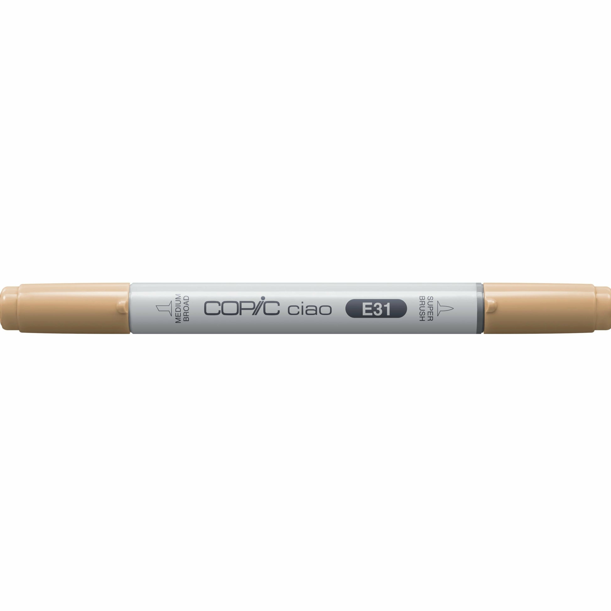 Copic Ciao Marker, Doppelspitze – Kombi (Keil + Pinsel), alkoholbasiert, Beige