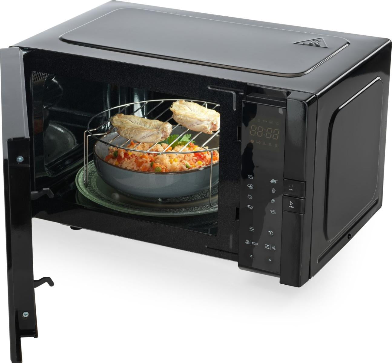 Hisense Grill-Mikrowelle H25MOBS4HGI – 25 l, 900 W – schwarz