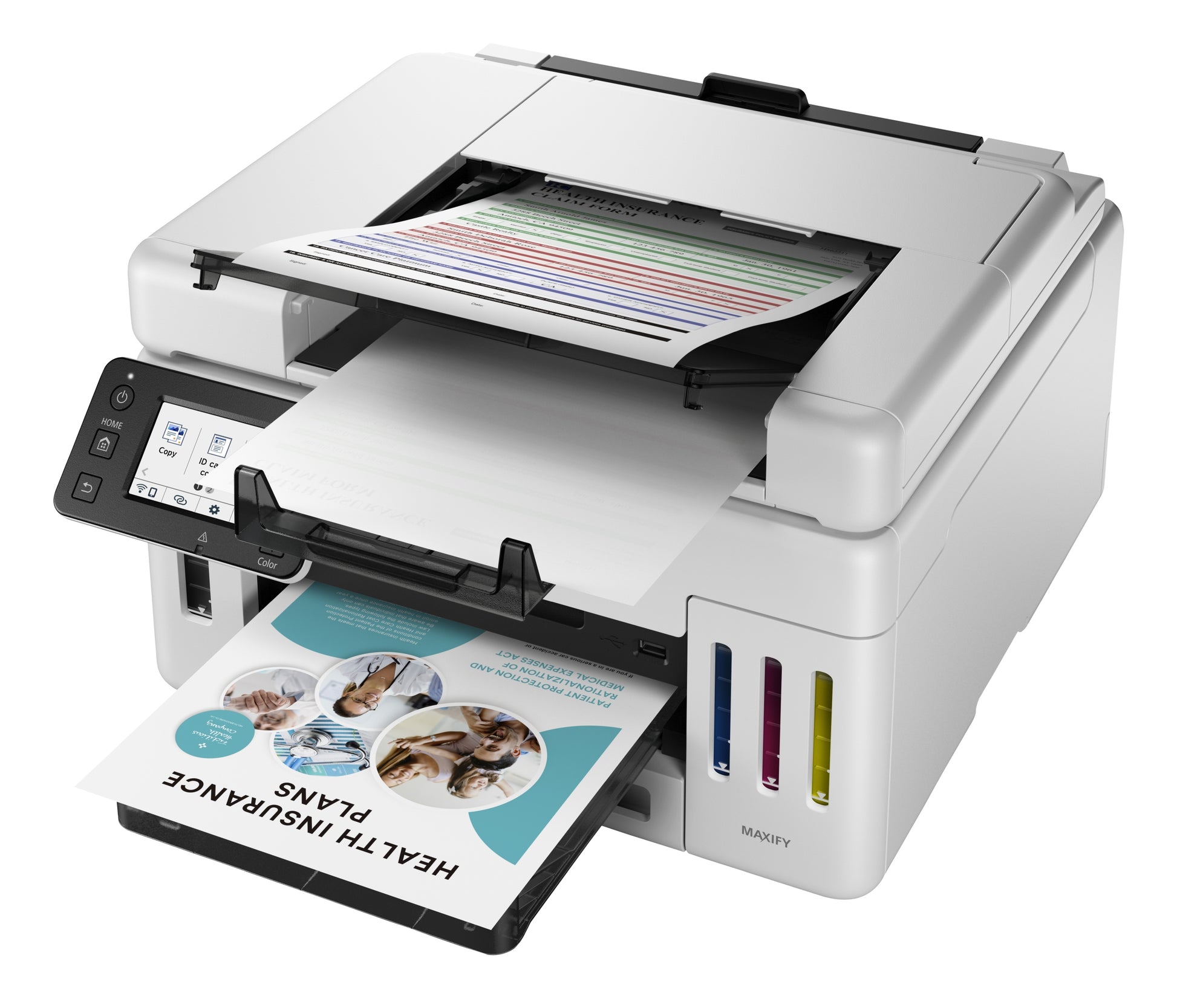 Canon MAXIFY GX6550 – Farbiges Tintenstrahl-MFP A4, 3-in-1 – USB/LAN/WLAN – Duplex, ADF – 24 S/W-Seiten pro Minute