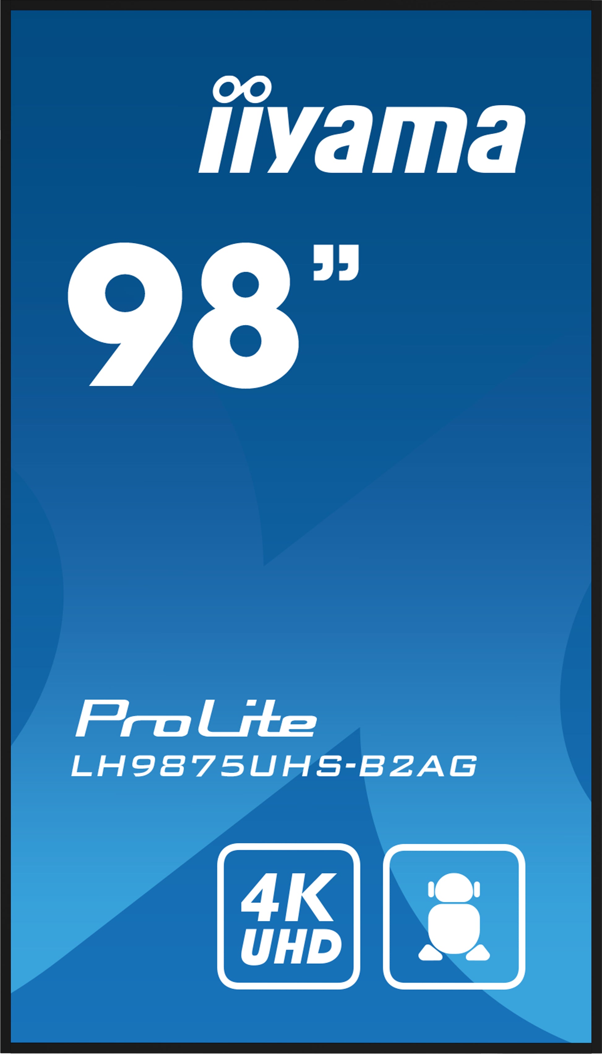 iiyama ProLite – Signage-Display, 97,5", 3840 × 1600, 500 cd/m², 24/7, OPS