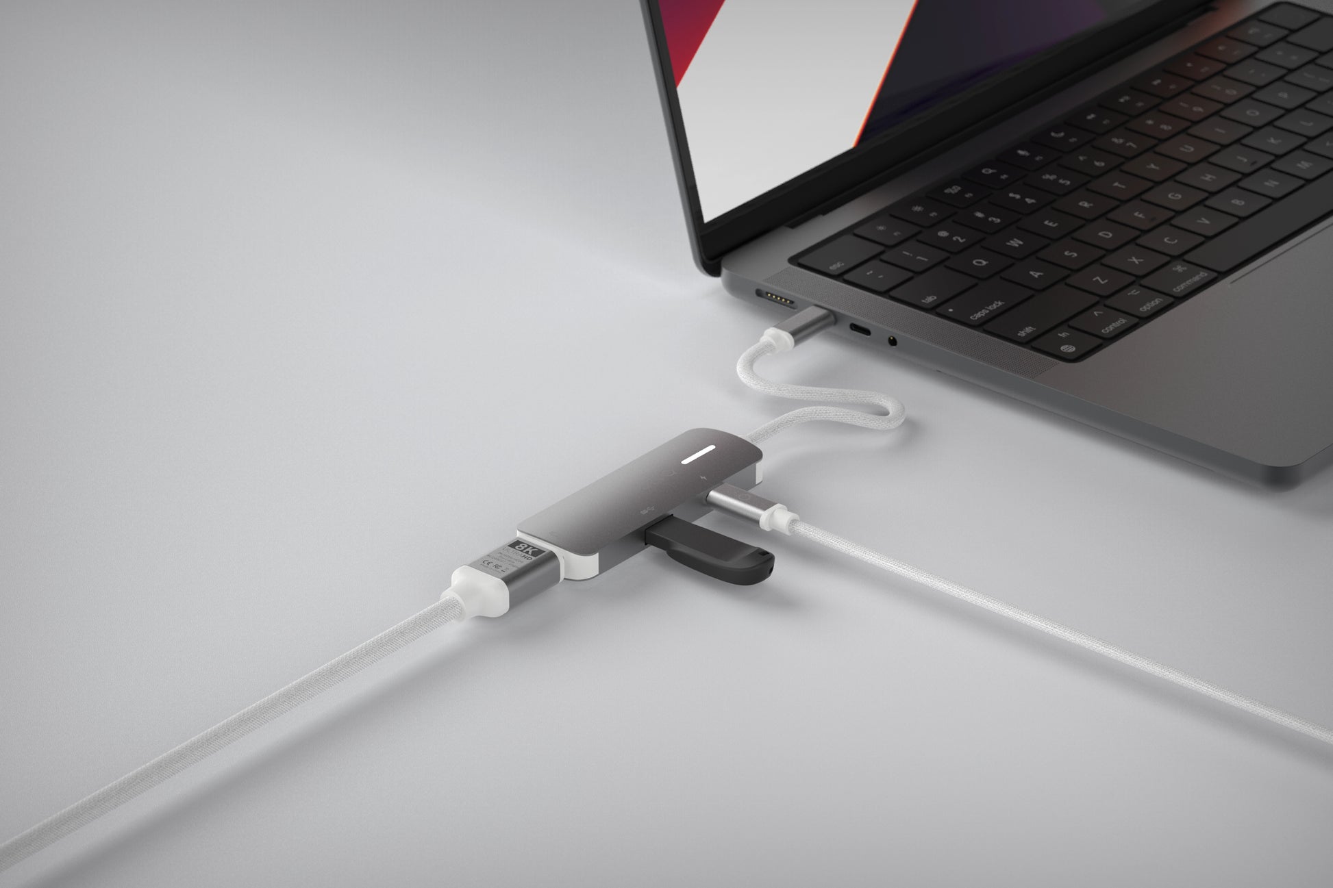 LINQ ProConnect 3in1 Dockingstation – USB-C, 1× HDMI, 1× USB-A, 140 W PD, für Windows/Mac