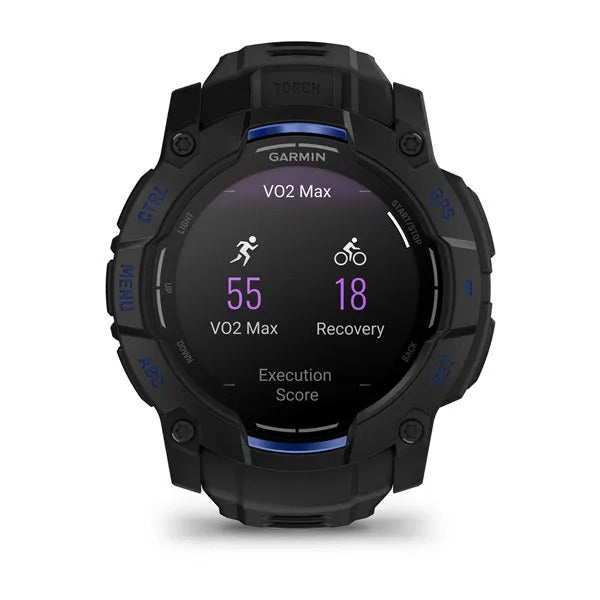Garmin Instinct 3 50 mm GPS – Aluminium Schwarz, Sportarmband, 100 m, für iPhone