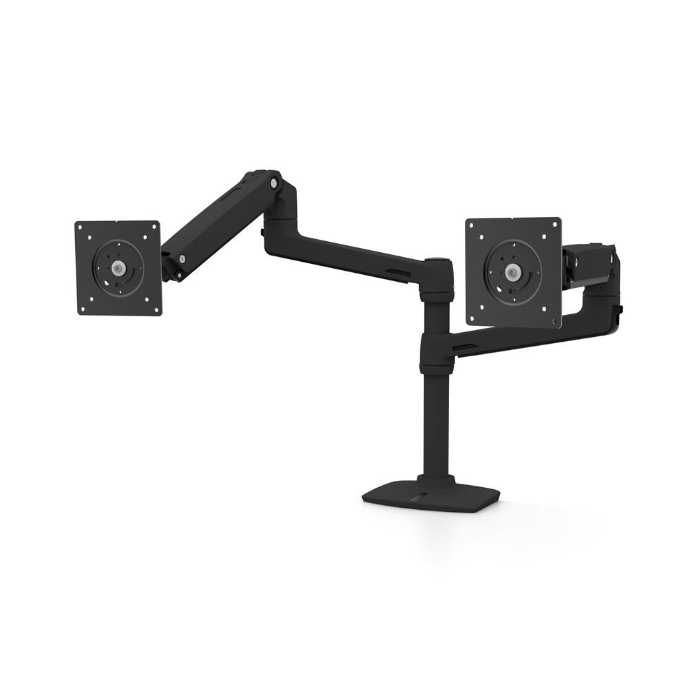 Ergotron LX Desk Dual Stacking Arm Low Profile MBK – Monitorarm, Dual, vertikal stapelbar
