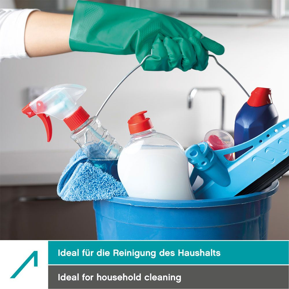 ACE Einweghandschuhe Nitril – S, 6 Stück – Grün, Chemikalienbeständig