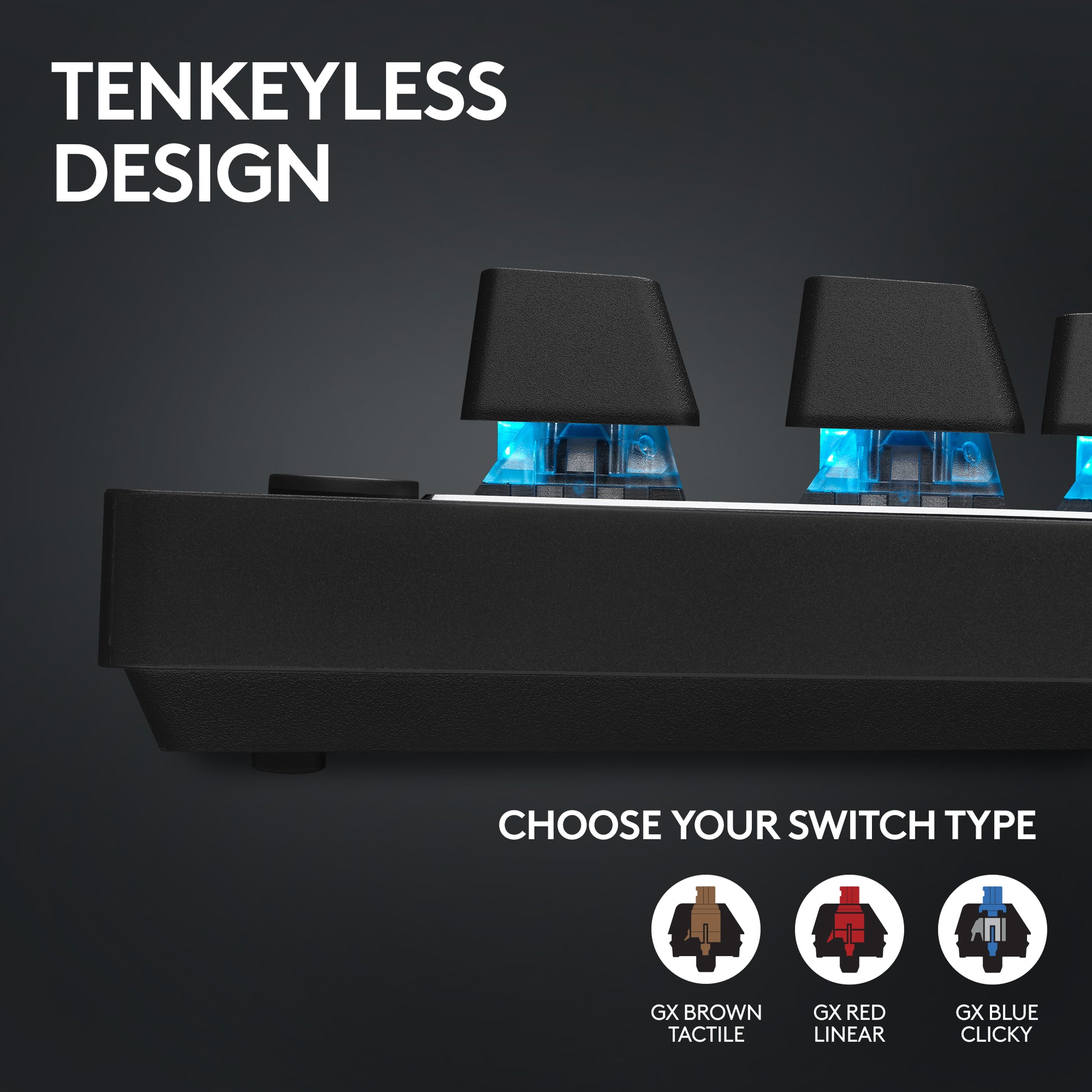 Logitech G PRO X TKL – Tastatur – Mechanisch, RGB – Bluetooth & 2,4 GHz USB-A (Empfänger) – QWERTZ (CH) – Schwarz