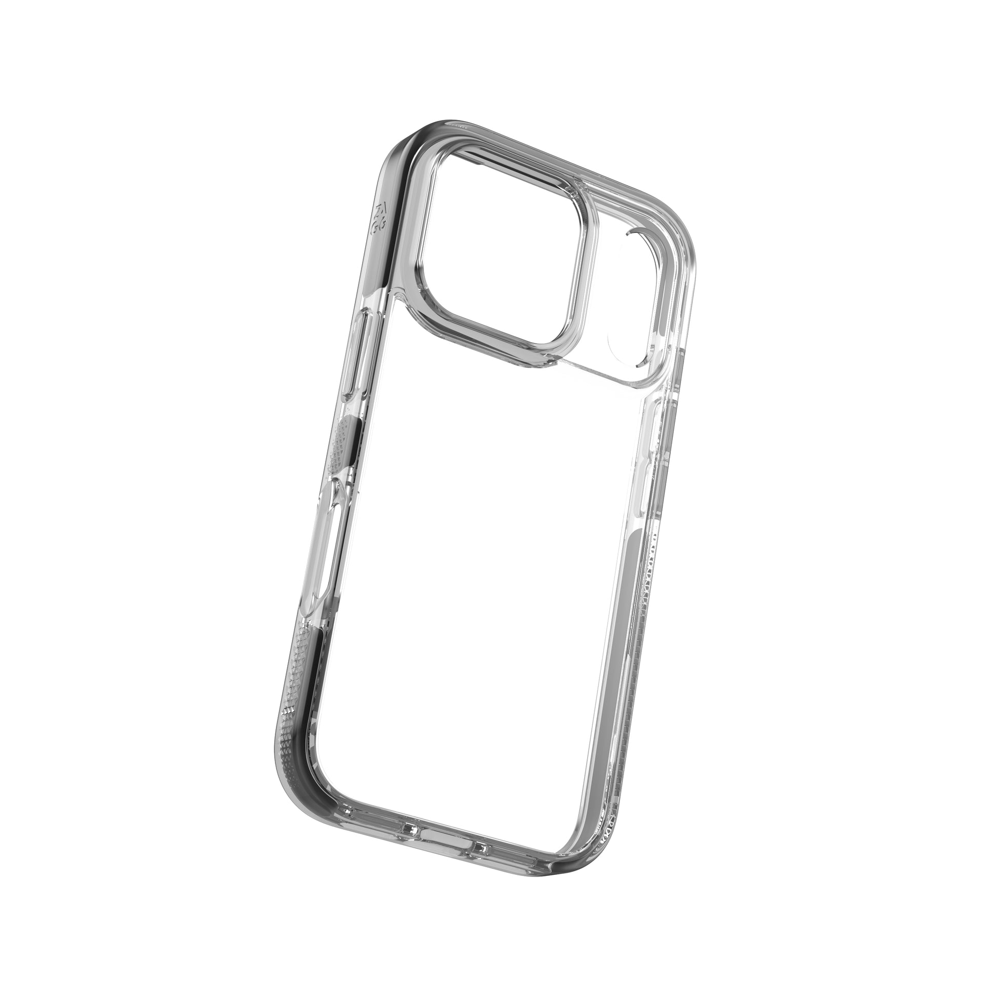 ZAGG Santa Cruz Backcover – für Apple iPhone 17 Pro, Graphen, Schwarz/Transparent, bis 4 m sturzsicher