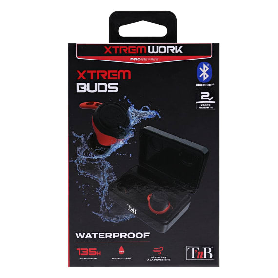 T'nB Xtremework TWS In-Ear – mit Ladecase, Schwarz, BT 5.0