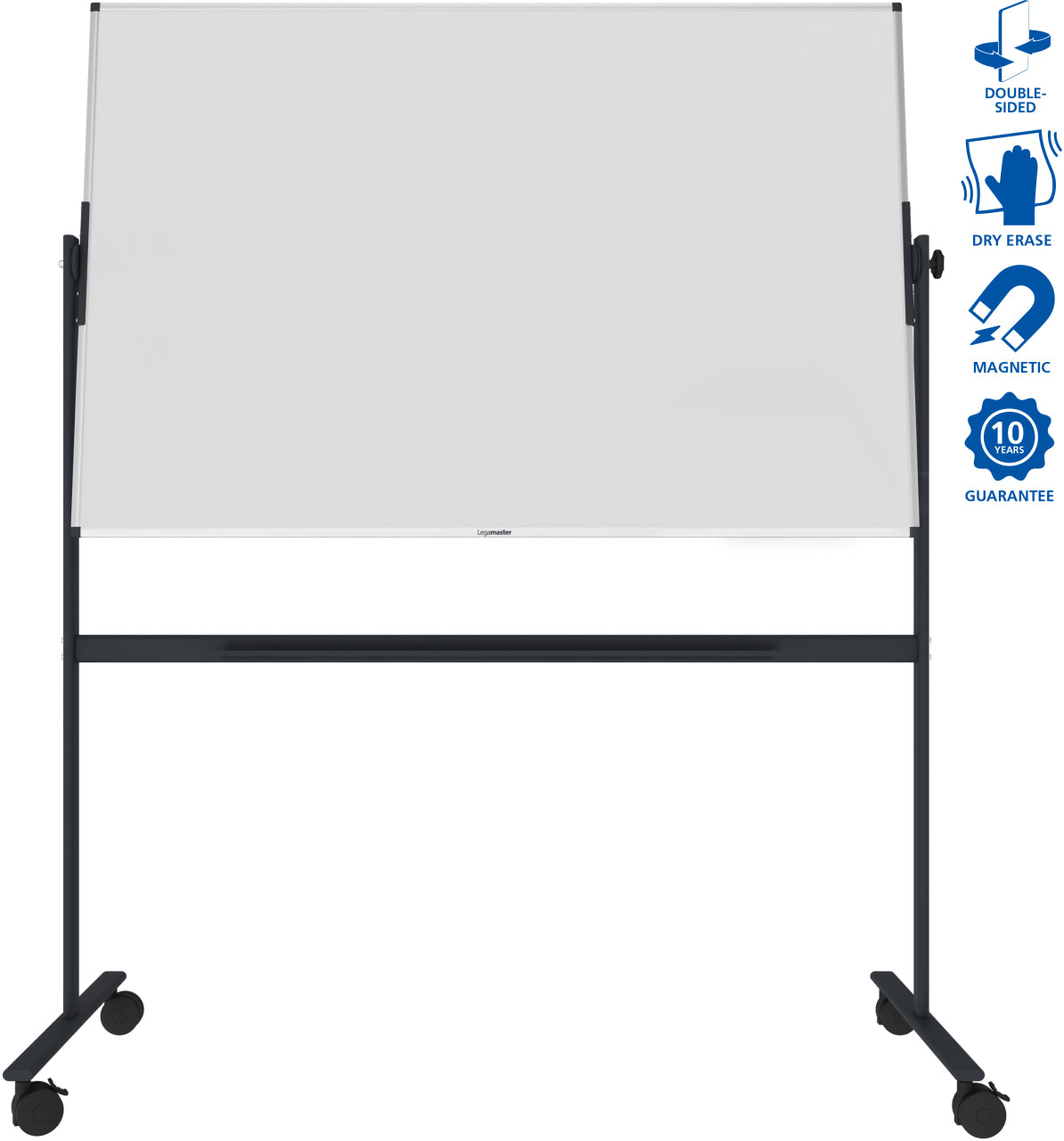 Legamaster Mobiles Whiteboard – Stahl, magnetisch, drehbar – 150 × 100 cm