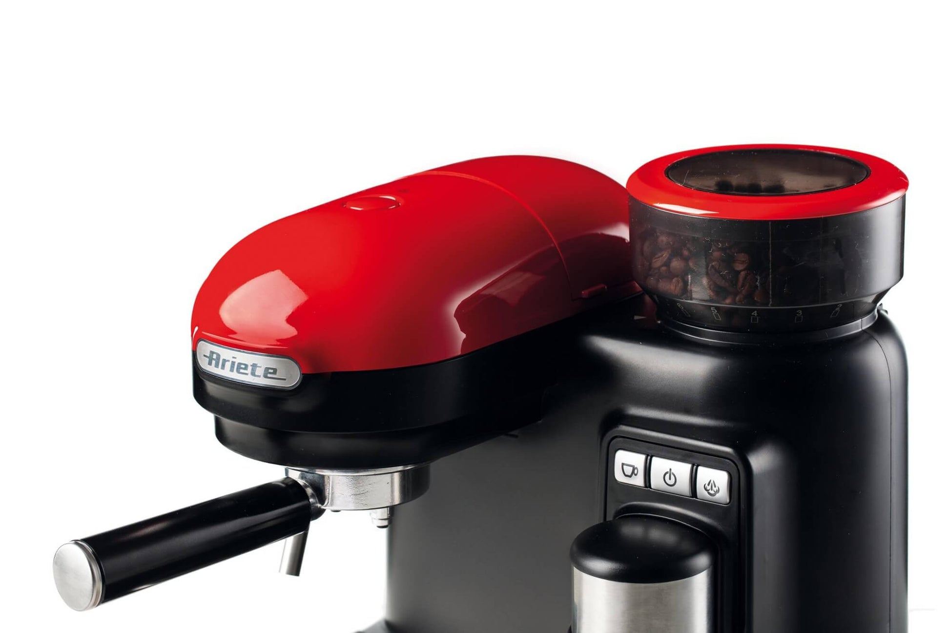 Ariete ARI-1318-MODERNA Kaffeevollautomat – 0,8 l, 15 bar, Milchschaumdüse, 30,5 × 30,5 × 30 cm