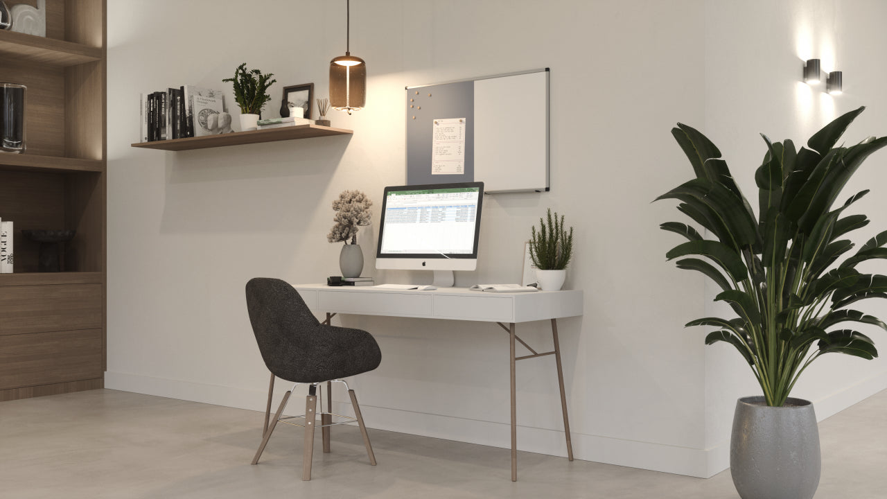 Legamaster UNITE Kombiboard Whiteboard – Filz, magnetisch – 90 × 60 cm