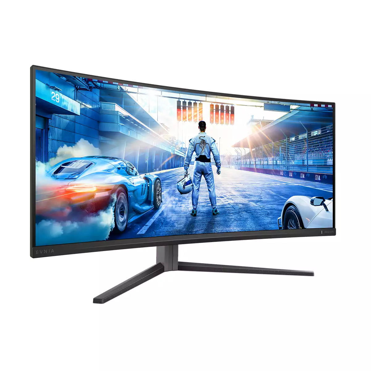 Philips Evnia 34M2C6500/00 – Monitor, 34", 450 cd/m², Gebogen, FreeSync Premium Pro, VESA 100 × 100, Weiss
