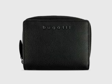 Bugatti cases Bugatti – Brieftasche Bella – RFID-Schutz – 120 × 95 × 25 mm – Rindleder – Schwarz