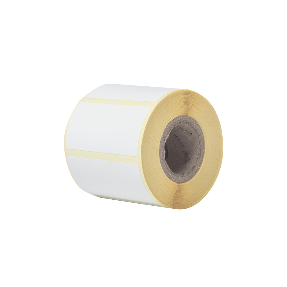 Brother Druckeretiketten, 51 mm × 26 mm, weiss, selbstklebend, für RJ, TD, 12 Rollen