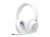 Logitech G G735 Gaming-Headset – Over-Ear, Stereo, Kabel + BT, mit USB-A-Dongle, Weiss