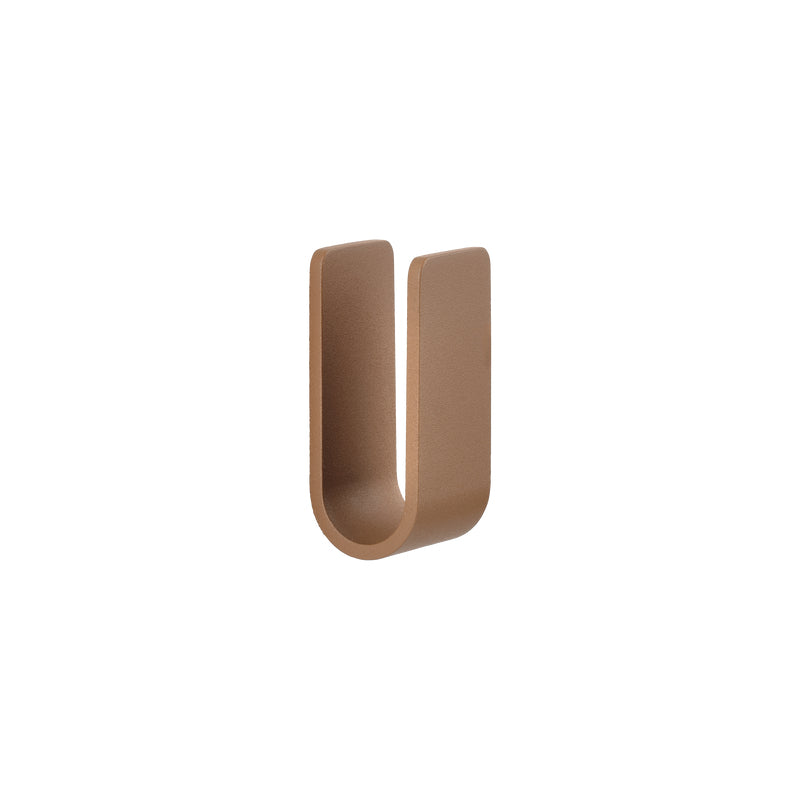 Zone Denmark Haken Ume – 3,4×3,5×8 cm, Aluminium, Wandmontiert, Terrakotta
