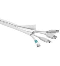 Microconnect Kabelschlauch, Ø 20–40 mm – weiss