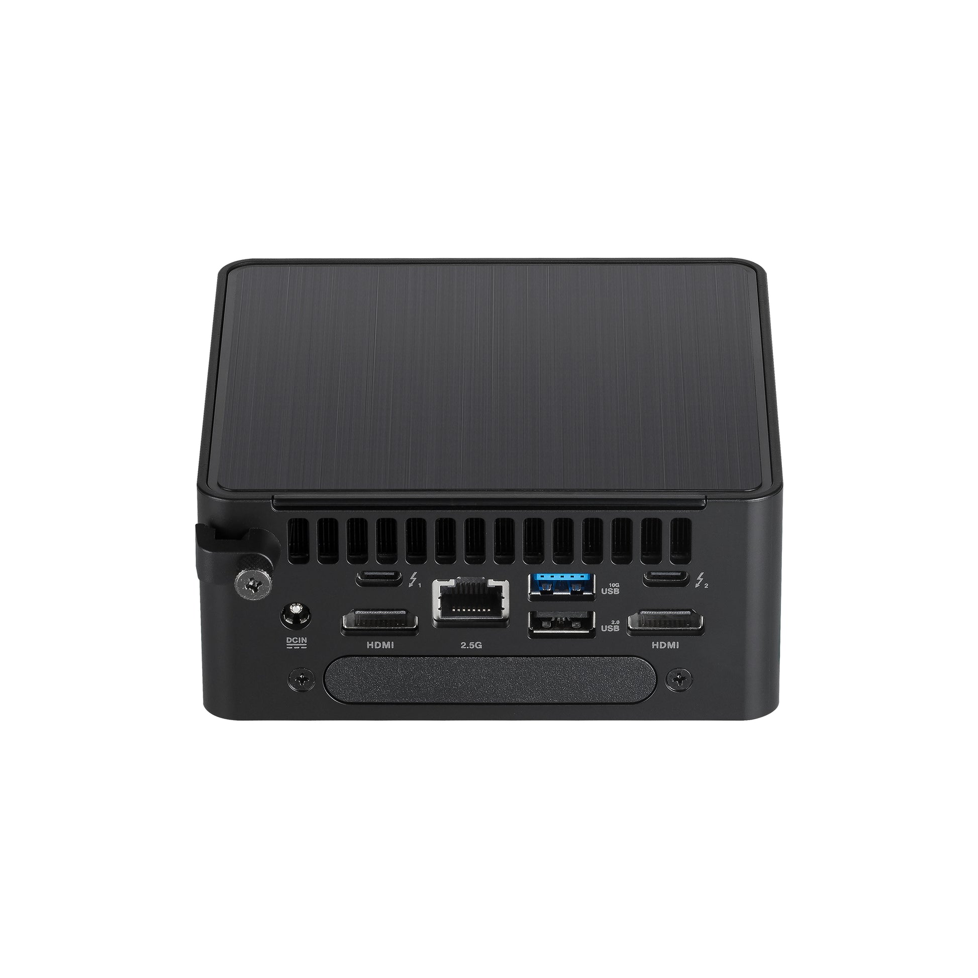 ASUS NUC14RVHi3 Mini-PC Barebone – Wi‑Fi 6E, Bluetooth 5.3, Ethernet – Externer AC-Adapter – 144 × 112 × 54 mm