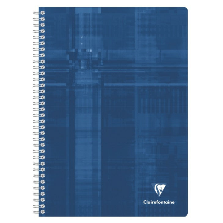 Clairefontaine Spiralheft, A4, kariert, Karton, 90 Blatt, 90 g/m² – farbig sortiert