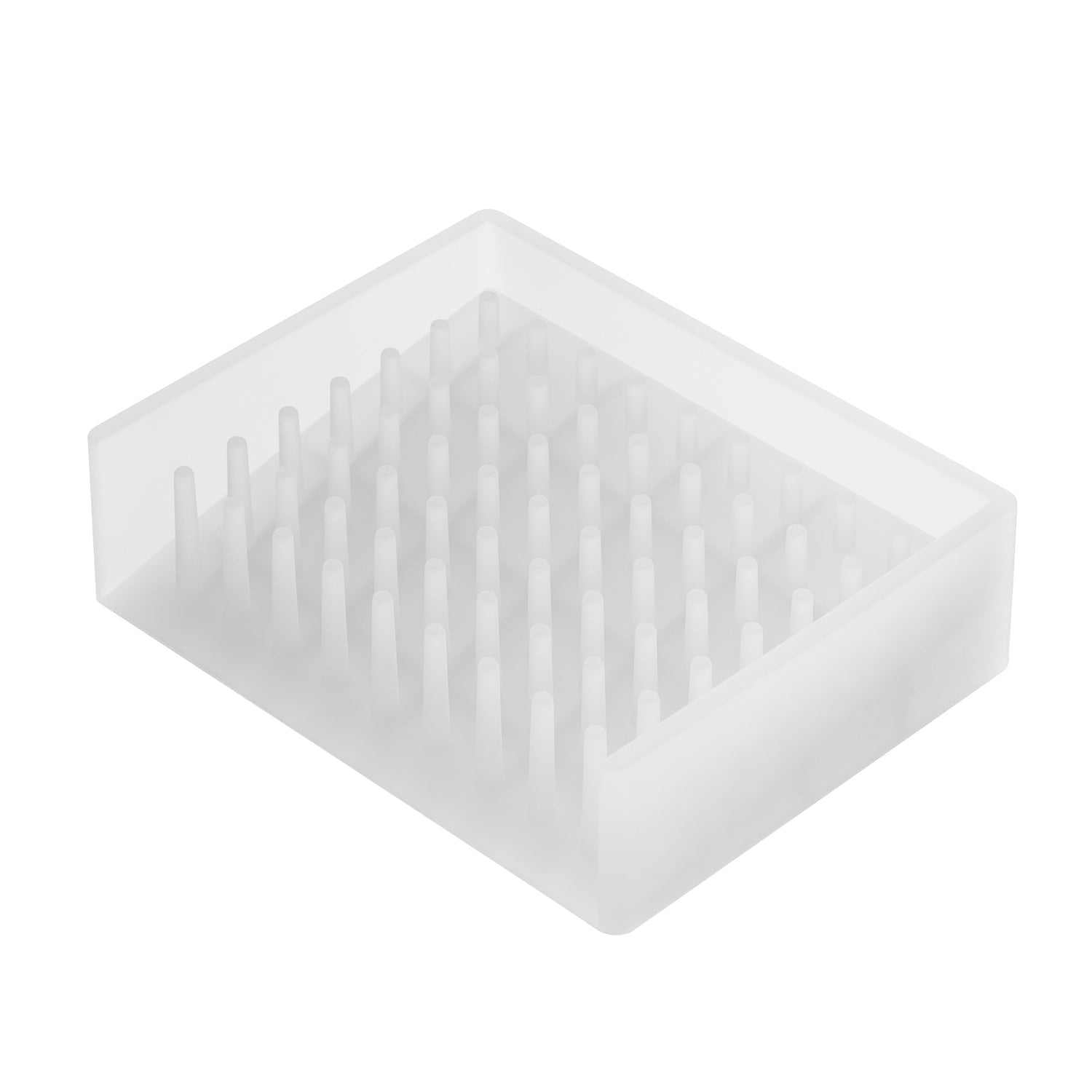 Yamazaki Seifenschale FLOAT – 11×8,5×3 cm, Silikon, Weiss