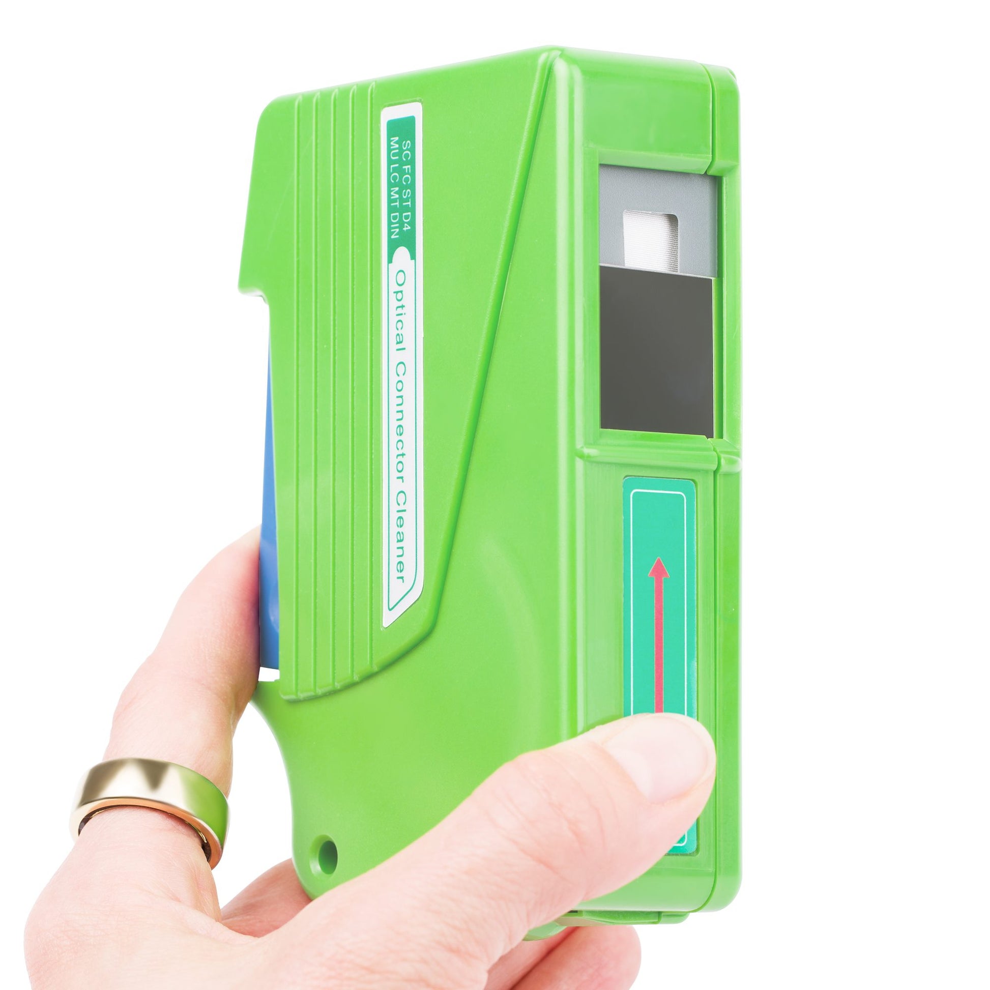 StarTech.com Reinigungs-Set, 500 Reinigungszyklen – für LC/SC/ST/FC-Steckverbinder – Blau/Grün