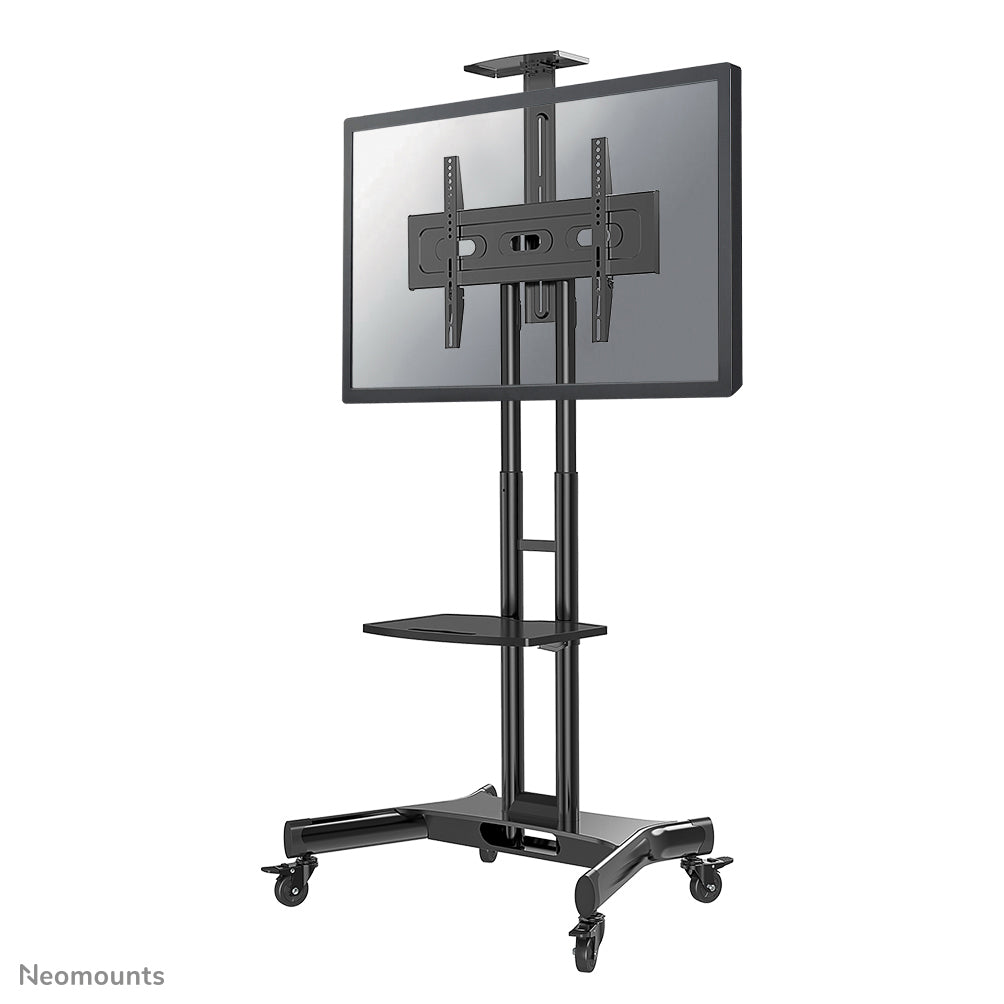 Neomounts NM-M1700BLACK – Trolley, höhenverstellbar, für 32–75", VESA 200×200–600×400, bis 50 kg, schwarz