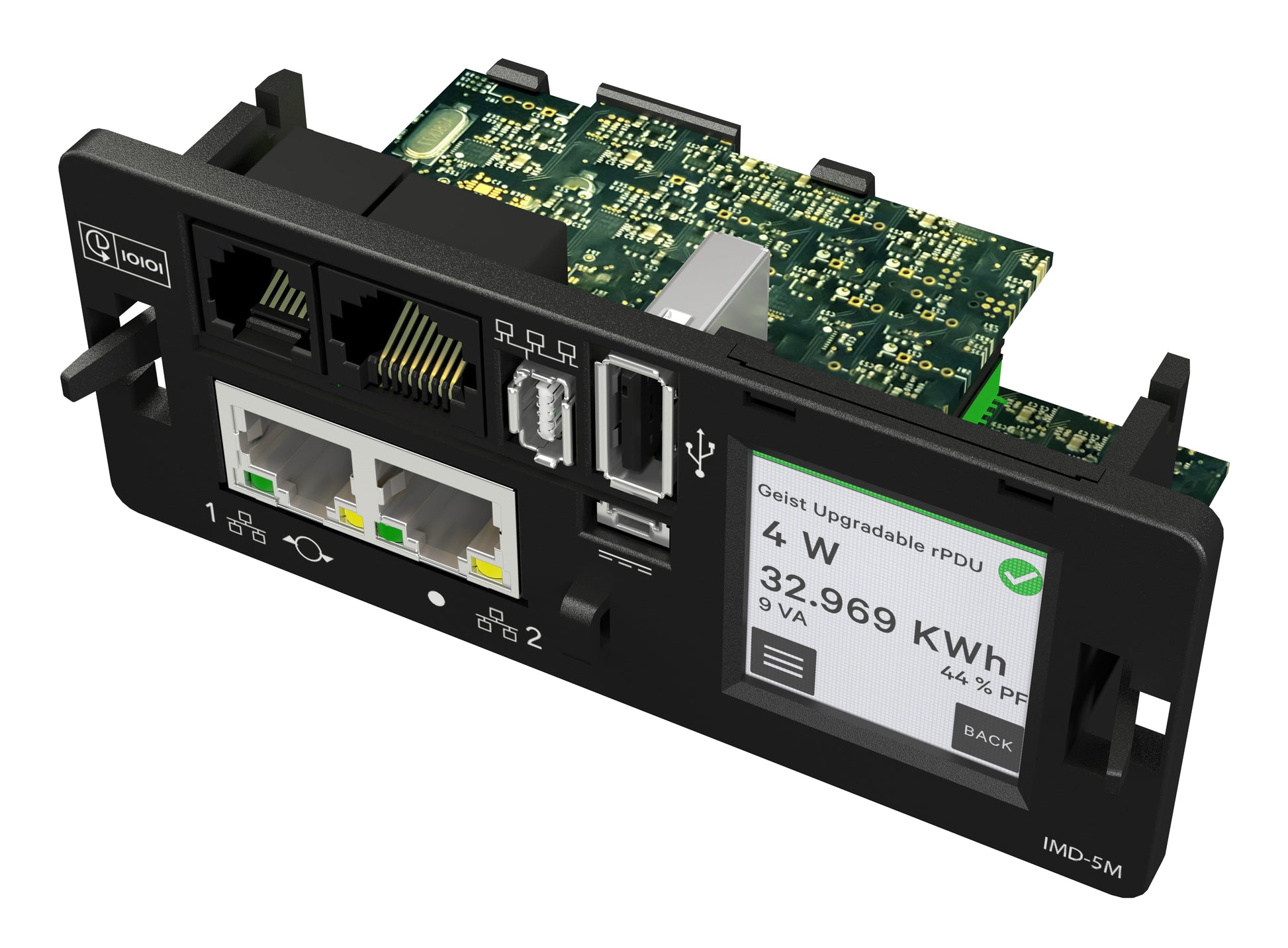 Vertiv VP5G31A0 Rack-PDU überwacht 7,3 kW (230 V, 32 A) – 1U – C13/C19×12 – Schwarz