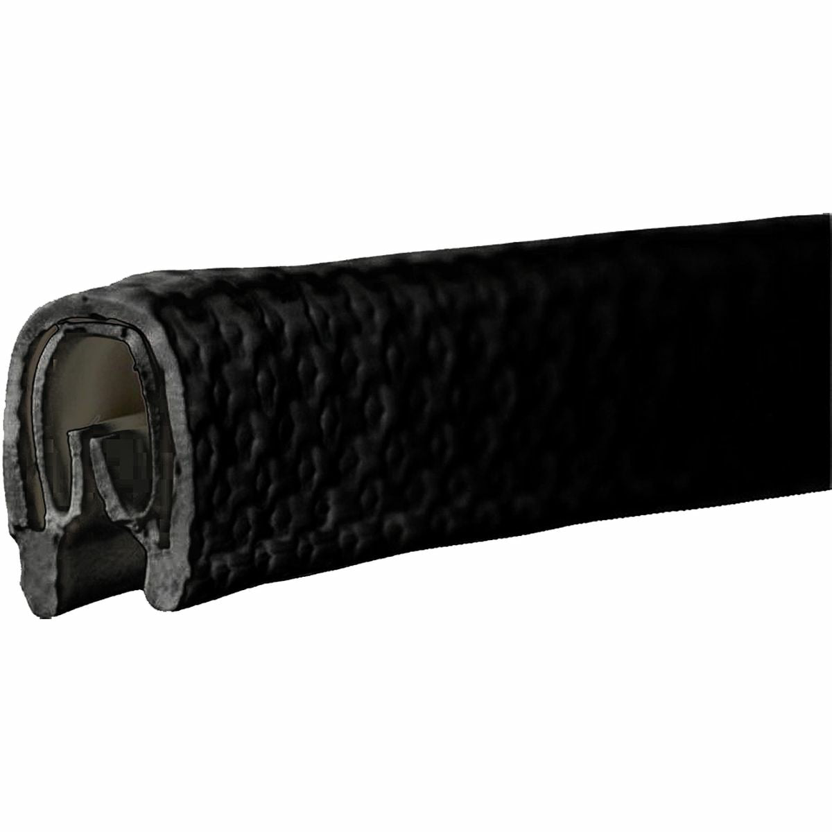 Elbro Kabelabdeckung, 1000×6,5×9,5 mm, PVC – schwarz