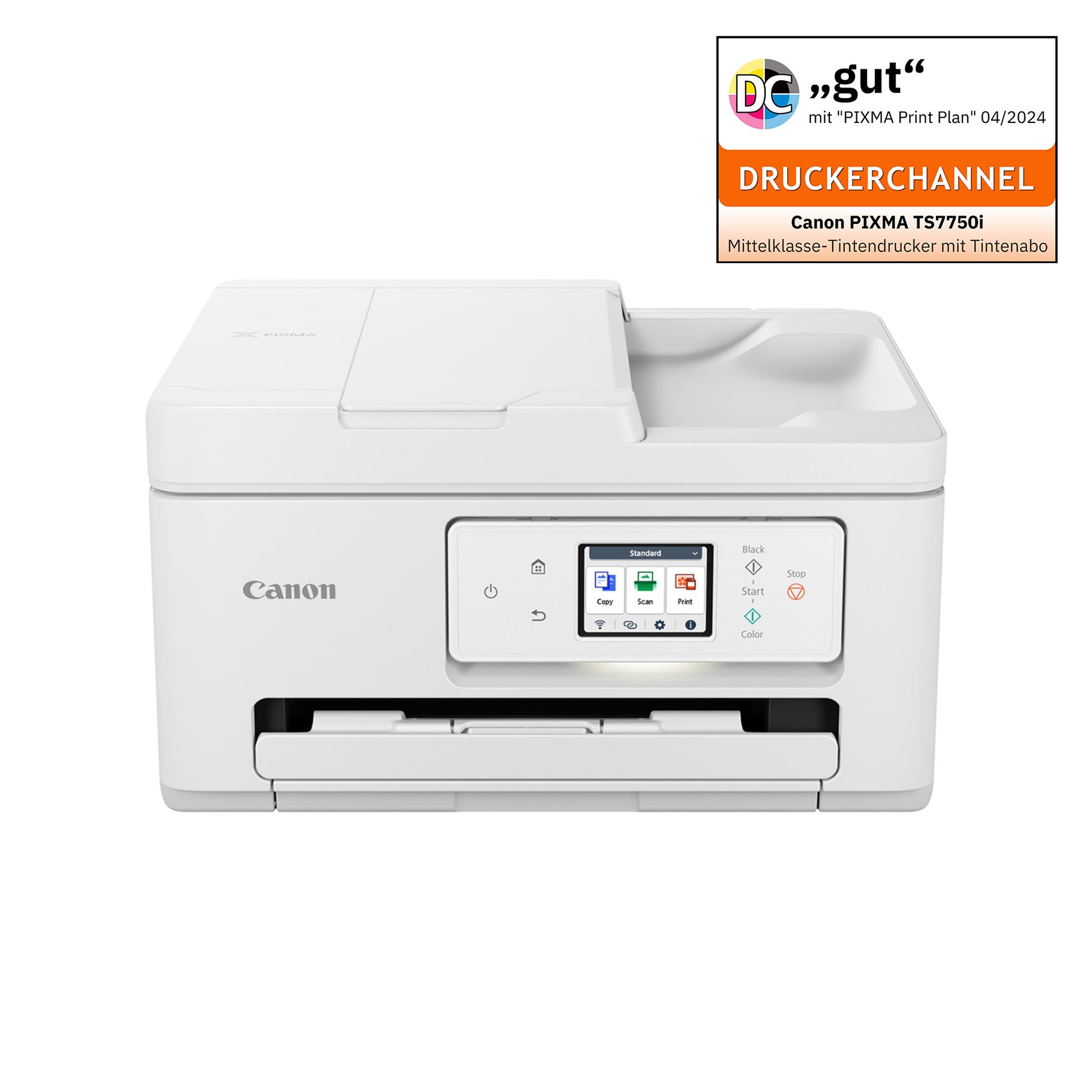 Canon PIXMA TS7750i – Farbiges Tintenstrahl-MFP A4, 3-in-1 – USB/WLAN – Duplex, ADF – 15 S./Min. S/W, 10 S./Min. Farbe