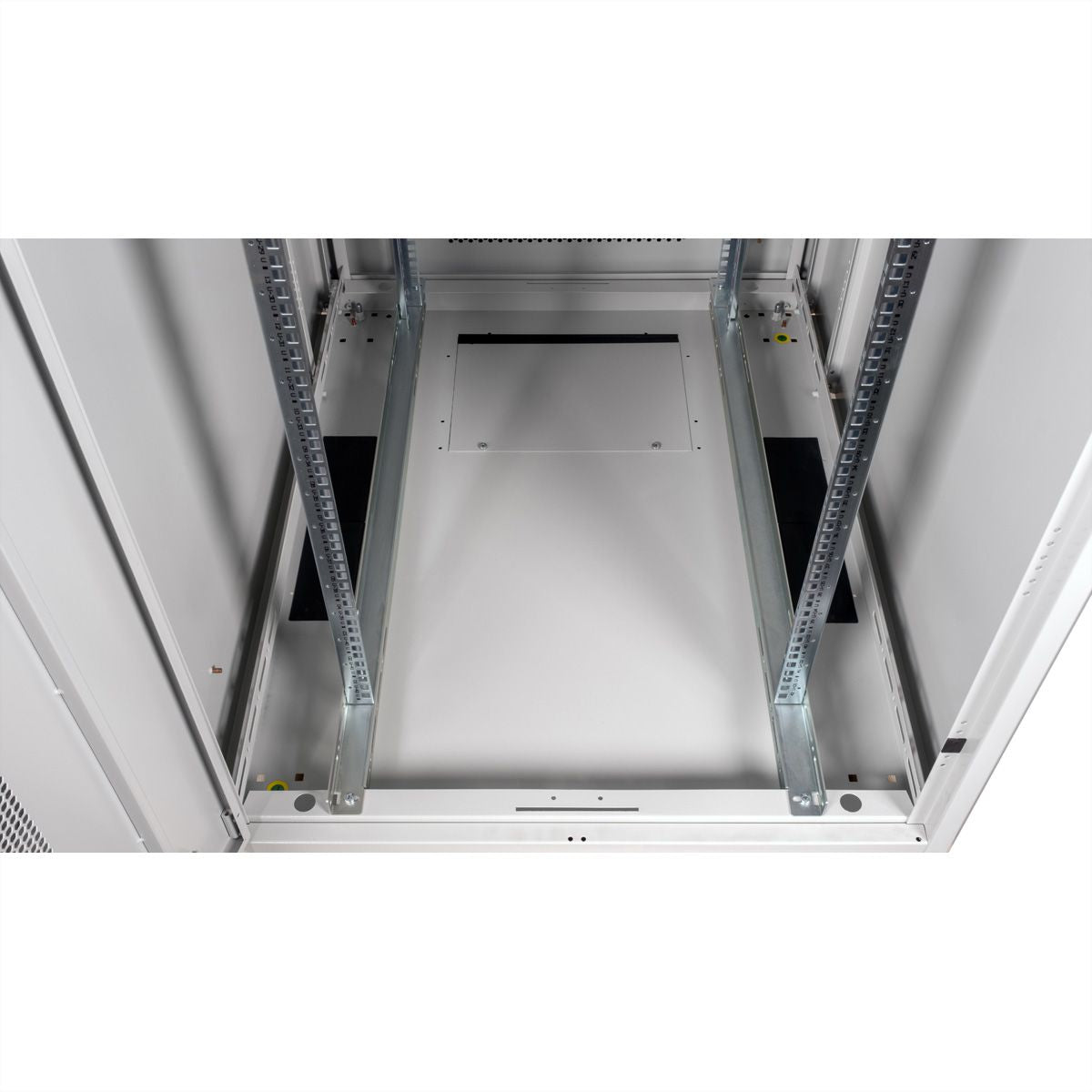 ROLINE Basic – 19" Netzwerkschrank 42U, IP20, abschliessbar, 800 × 1000 × 2010 mm, lichtgrau, Stahl