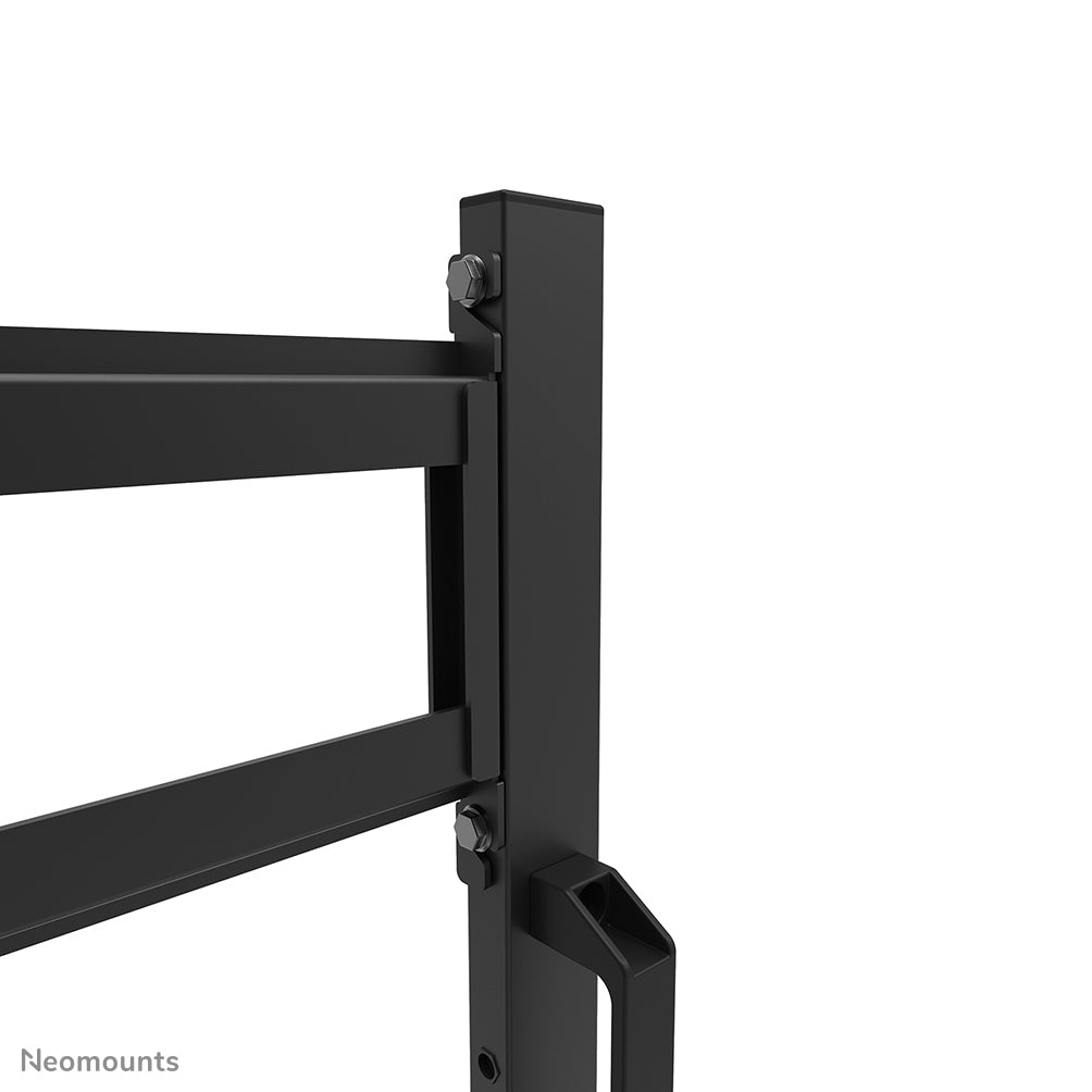 Neomounts FL50-525BL1 – Trolley, höhenverstellbar, für 55–86", VESA 100×100–900×600, bis 76 kg, schwarz