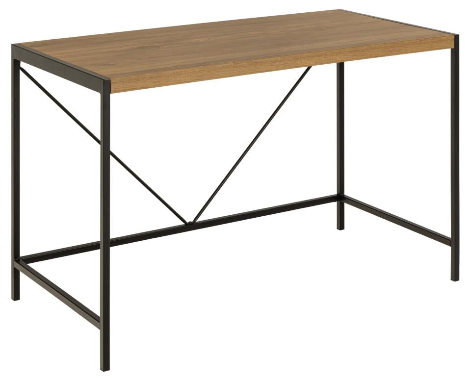 AC Design Bahamas – Schreibtisch, 120 × 60 cm, Eiche/Schwarz