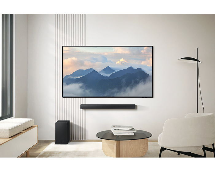 Samsung B-Serie HW-B66CF/XN – Soundbar mit kabellosem Subwoofer – 3.1, für Samsung Q-Symphony, Schwarz