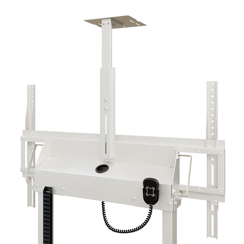 Hagor Bodenständer – 55–86" – VESA 900×600 – bis 120 kg, Motorisiert, Höhenverstellbar – Twin Lift FS-W