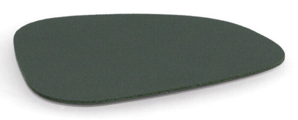 Zeller Present Glasuntersetzer 4 Stk., 10 × 12 × 0,8 cm, PVC, dunkelgrün, für Gläser