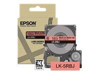 Epson Schriftband – 18 mm × 8 m, Rot, Schwarz – LK-5RBJ