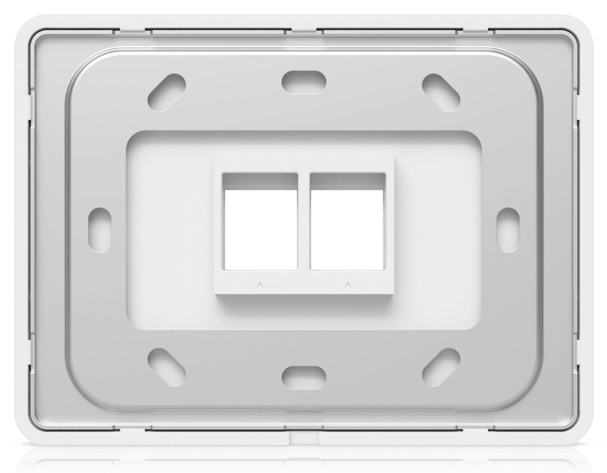 Ubiquiti Keystone-Modul RJ45, 2×Keystone, Wandmontage, 118×88×9,6 mm, 4er-Pack, Polycarbonat/Stahl – Weiss