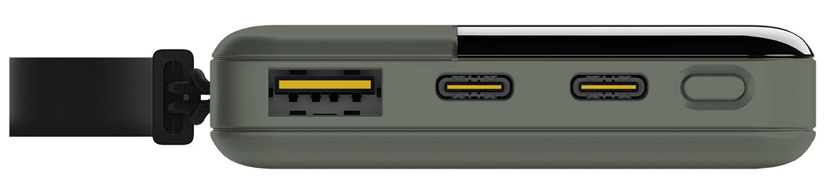 Aqiila Powerbird B10 Powerbank 10'000 mAh – 20 W PD, 2× USB-C, 1× USB-A, grün
