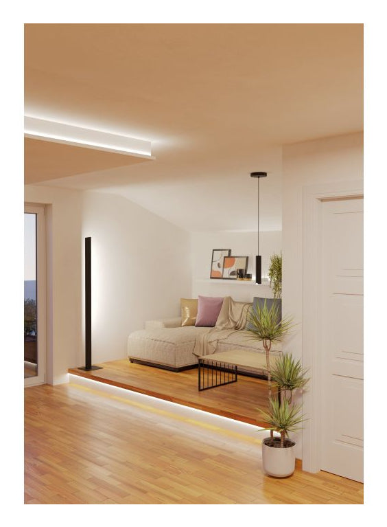 EGLO Pendelleuchte BALAMORTA-Z – Ø 5,5 × 110 cm, 500 lm, 3,7 W, 2700–6500 K, dimmbar, für ZigBee 3.0