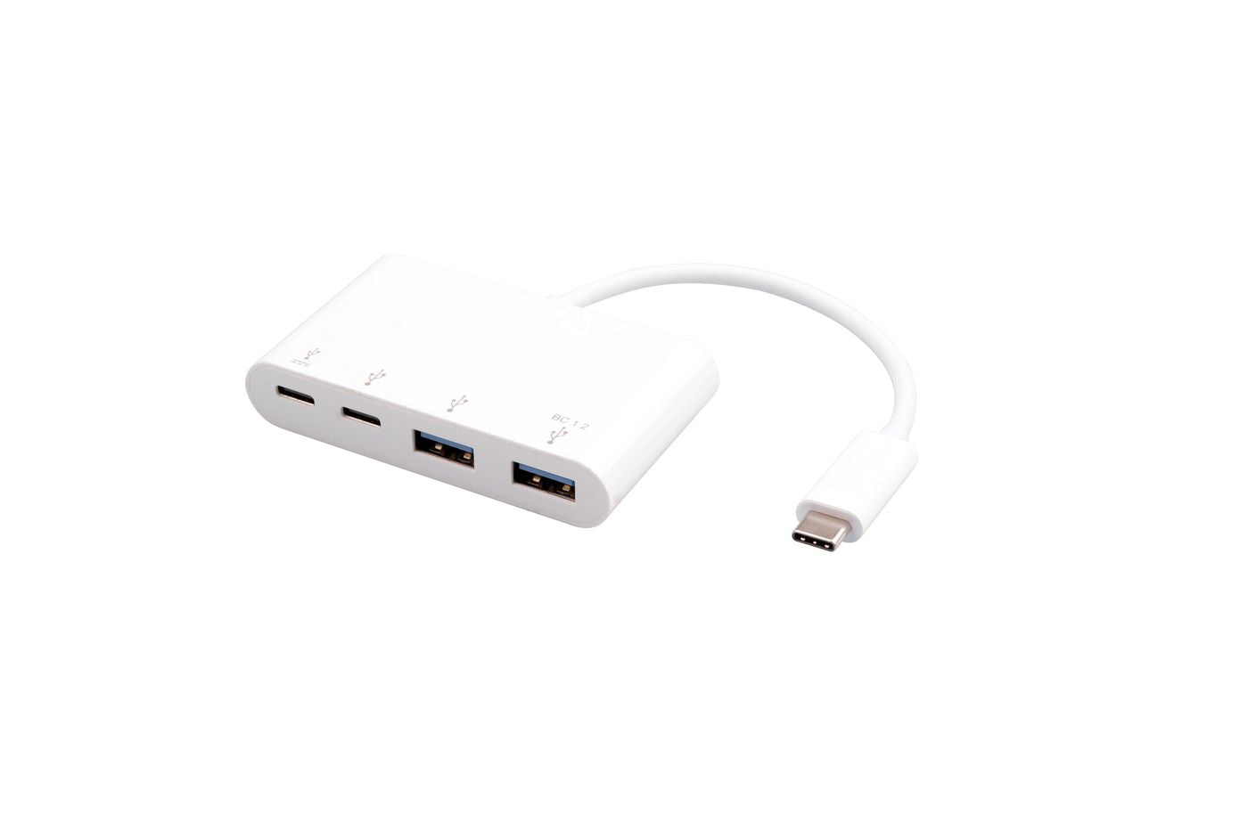 eSTUFF USB-Hub – 2× USB-A, 2× USB-C, 100 W PD